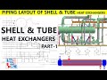 SHELL & TUBE HEAT EXCHANGERS PIPING LAYOUT | PART - 1 | PIPING MANTRA |