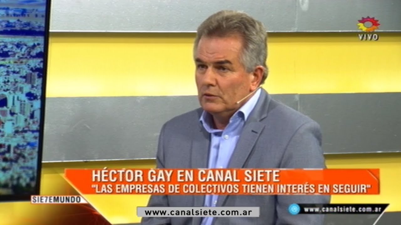 Héctor Gay mano a mano en Canal Siete