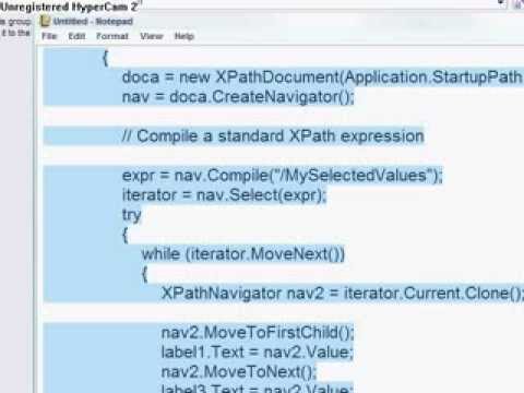 C# xml Database Read and Write - YouTube