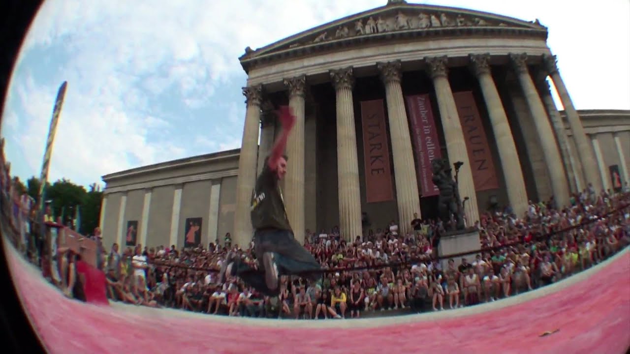 slacklife series Gibbon Slackline WorldCup - Munich 2010 - Official video