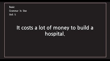 Unit 5 Basic Grammar In Use