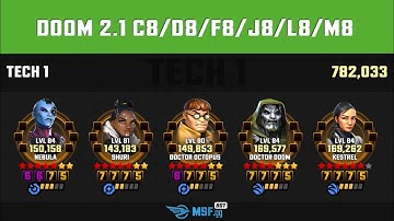 MSF Raid - Doom 2.1 - Tech 1 - C8/D8/F8/J8/L8/M8