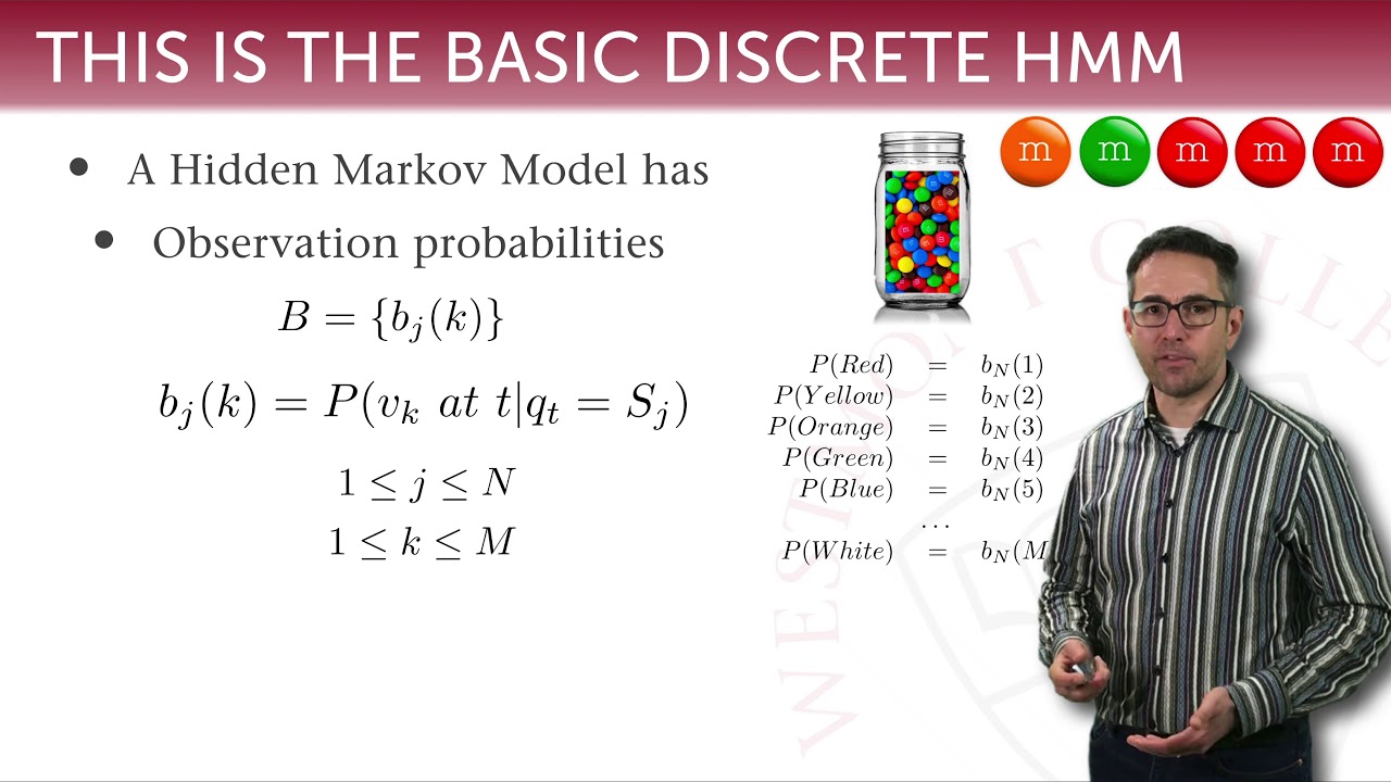 Hidden Markov Models 07: the HMM, mathematically and formally