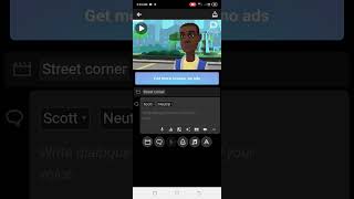creating Animation using phone app call plotagon studio. screenshot 3