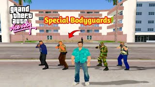 GTA Vice City Special Bodyguard Cheat Code | Cop,Army, FBI, Vercetti Gang Unite Mod