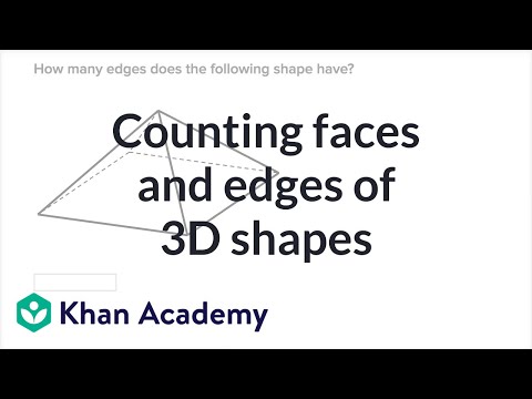 Counting Faces And Edges Of 3D Shapes