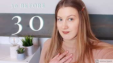 My 30 Before 30 Bucket List