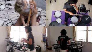 Miley Cyrus  - Wrecking Ball (drum cover by neung)