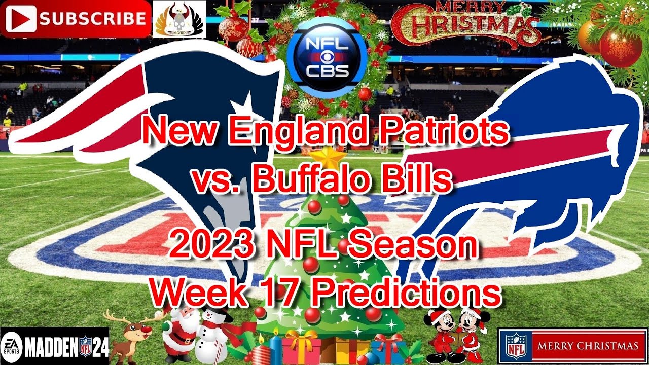 New England Patriots Vs Buffalo Bills 2023 NFL Season Week 17 new-england-patriots-vs-buffalo-bills-2023-nfl-season-week-17