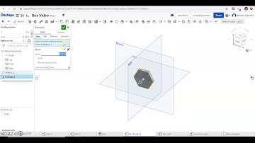 Hex cam using Onshape with parametric values