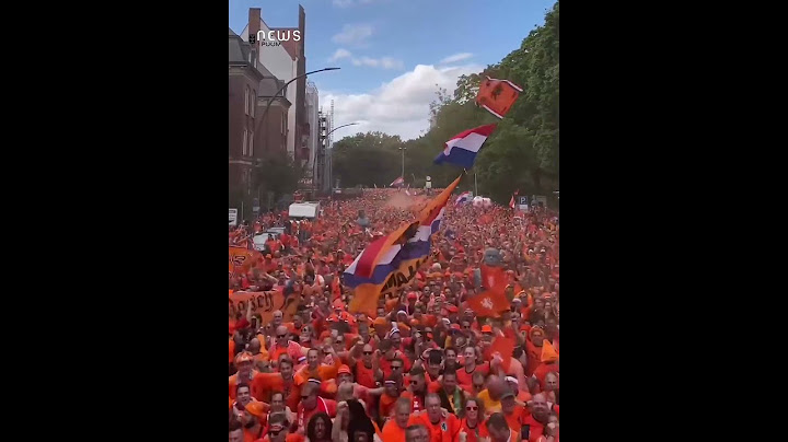 Netherlands fans take over the streets of Hamburg | #euro2024