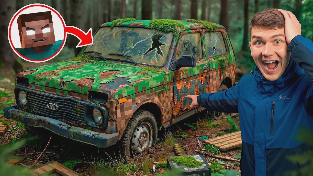 Objevili jsme opuštěný Minecraft náklaďák! Rozjede se ještě?