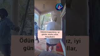 Kurye Kadının Ödünü Kopardı