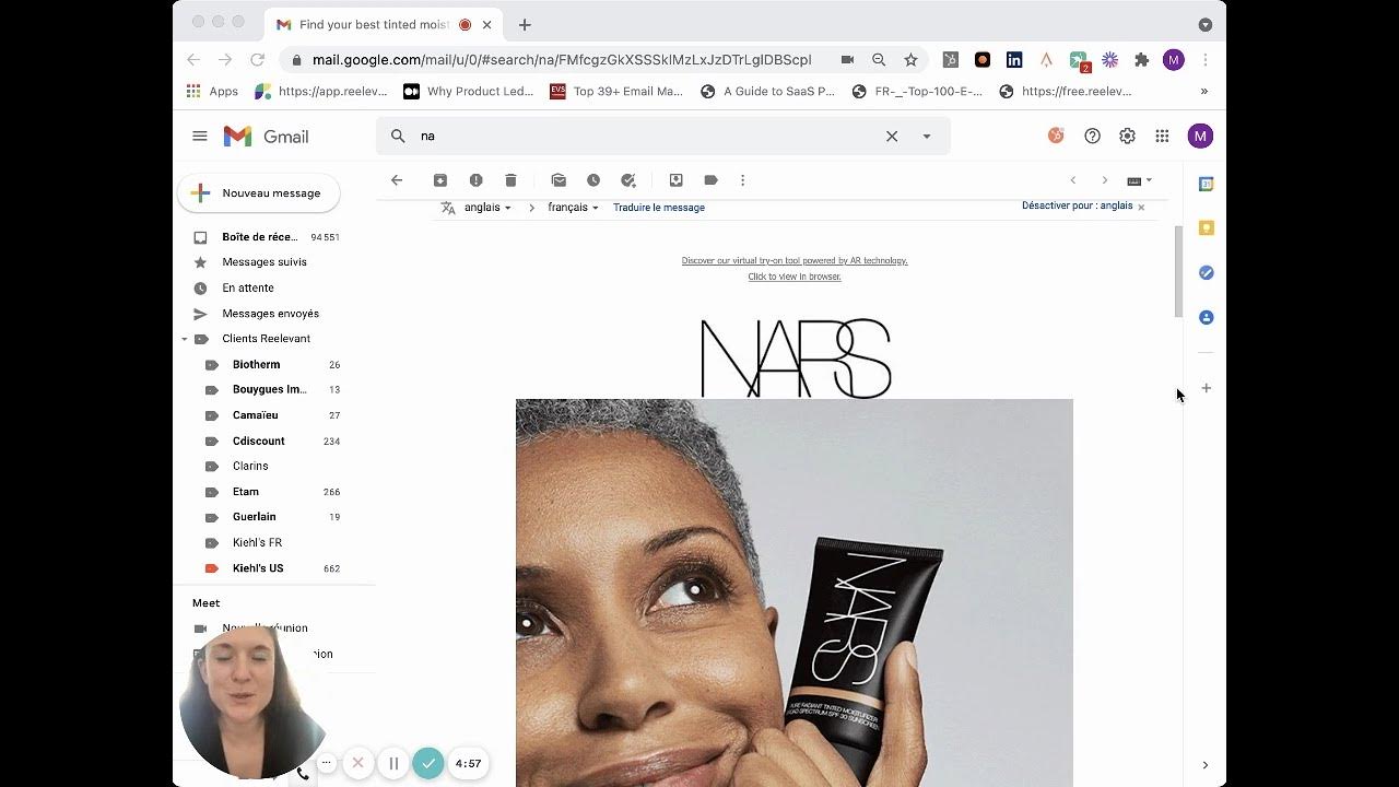 [EN] NARS use case Browsing behavior at the email opening YouTube