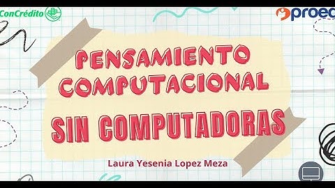 Pensamiento computacional sin computadoras.