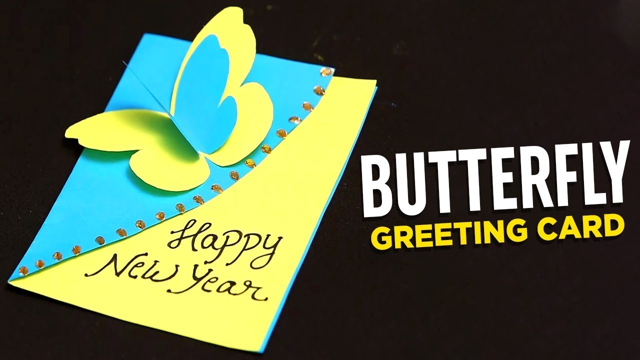 Butterfly Greeting Card | Paper Crafts For Kids | Greeting Card Making