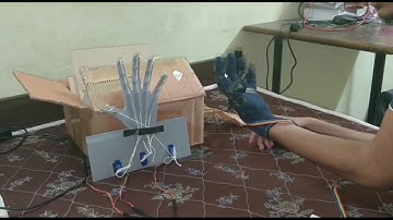 Animatronic Hand - Project for Skyfi Labs online course -by Rishav, Debarpan, Tom, Niladri & Rishabh