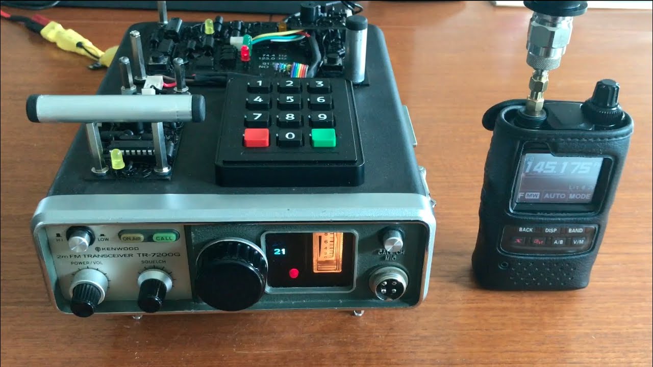 Bastardised Kenwood TRG VHF Transceiver