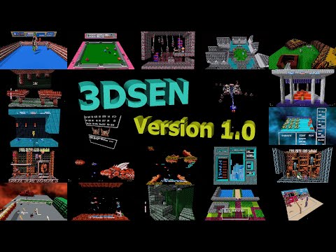 3dSen Version 1.0 Release - Play your NES games in 3D and VR.