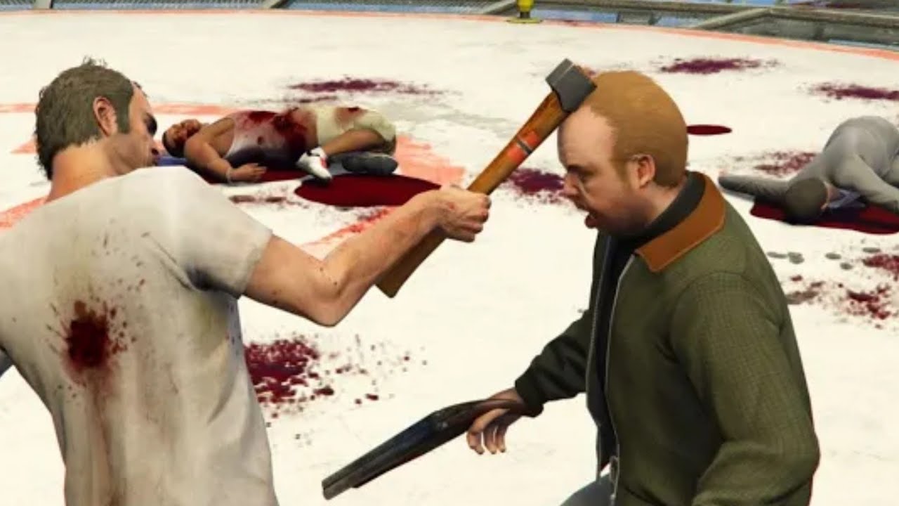 GTA 5 Lester Kills Franklin And Michael And Trevor Kills Lester