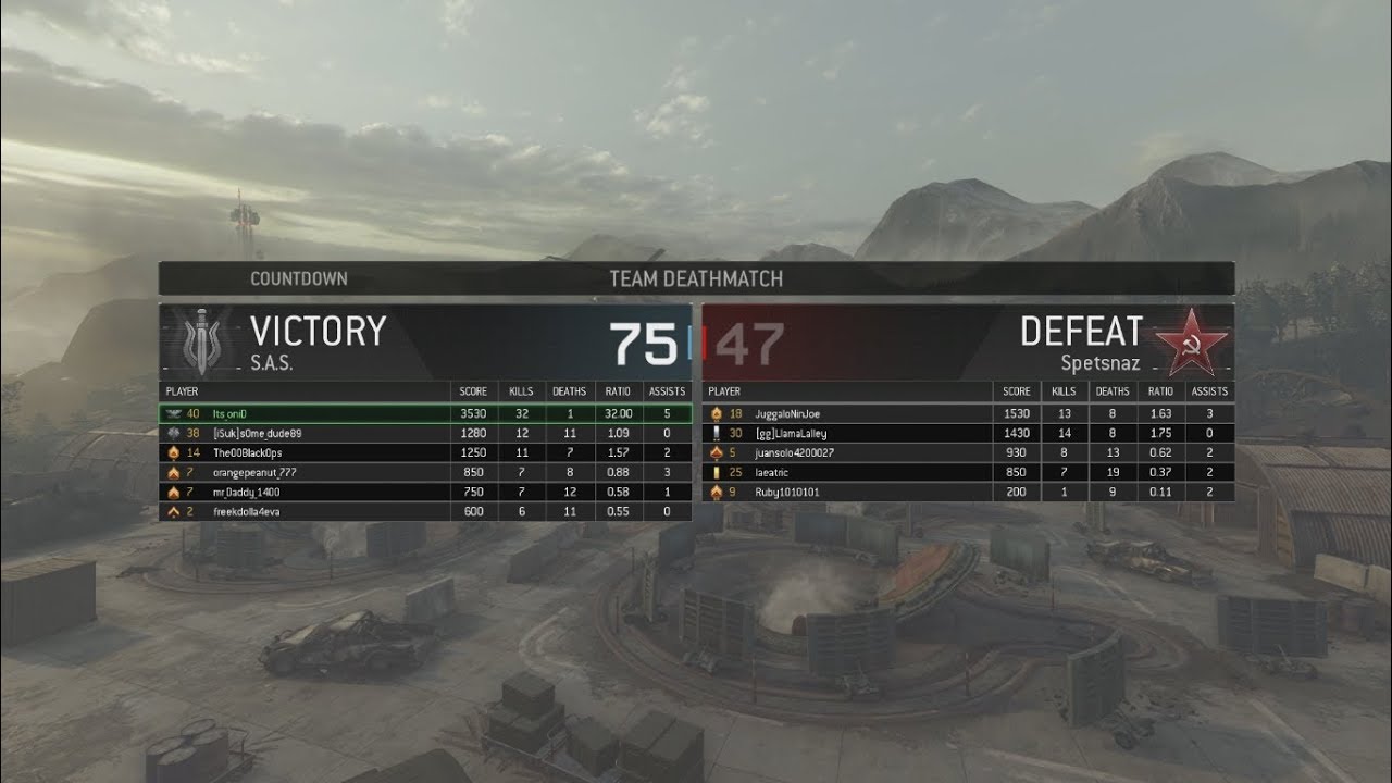 30 Kill Streak on Call of Duty 4 Remastered (sniping 32-1 gameplay)