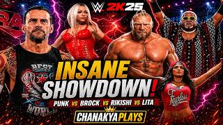 WWE 2K25 LIVE 🔴 Royal Rumble + Insane Finishers 🔥 | Hindi | ChanakyaPlays