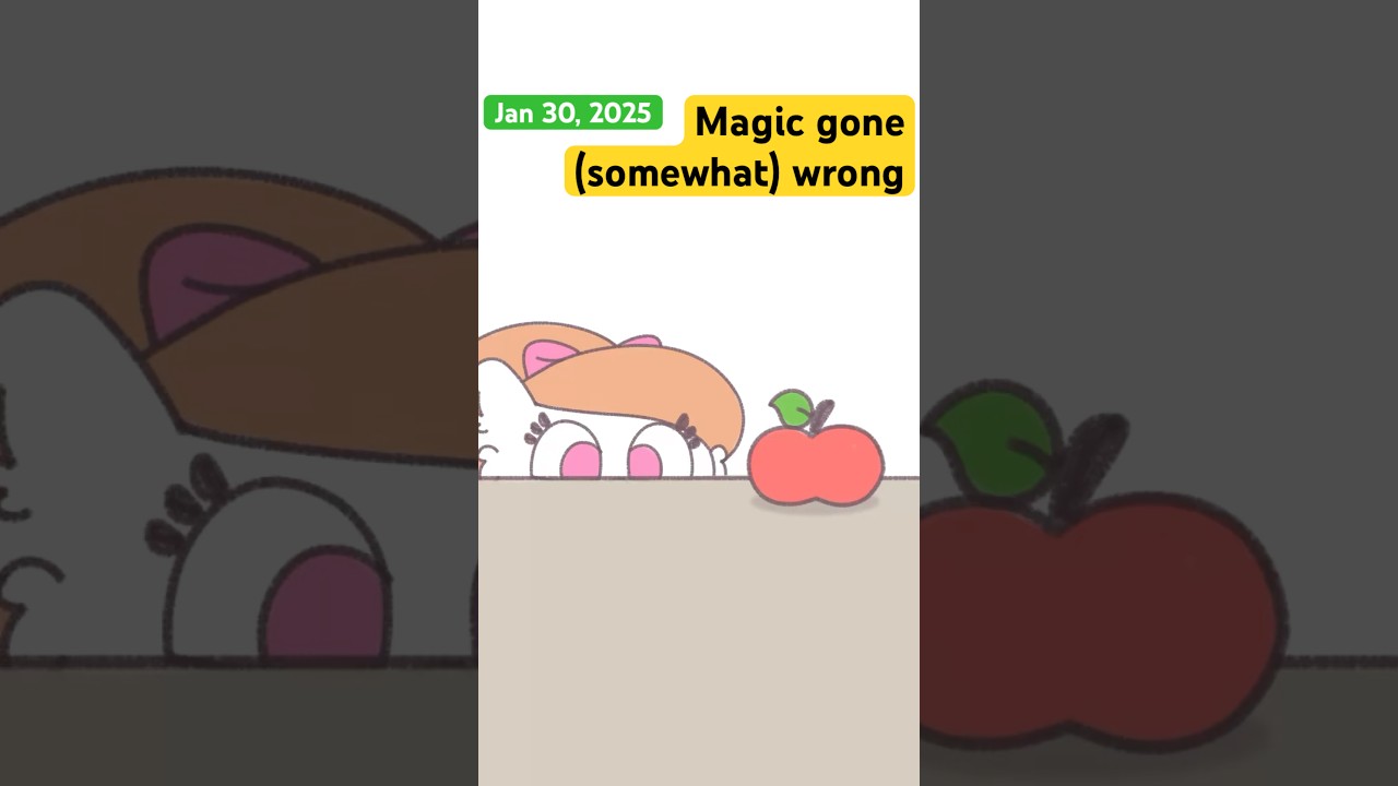 Disappearing magic trick gone (somewhat) wrong #animation #illustration ...