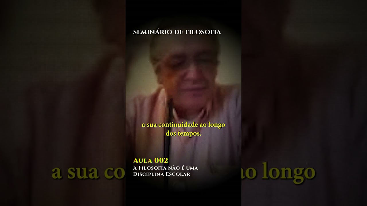 A Filosofia é uma prática CONTÍNUA