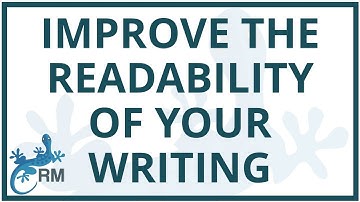 Academic tools and resources: Improve the readability of your writing
