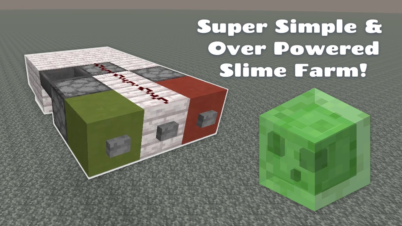 The QUICKEST Slime Farm EVERY World Needs :: Minecraft Tutorial - YouTube