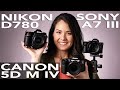 Nikon D780 VS Canon 5D Mark IV VS Sony A7 III! Could the Nikon D780 be the BEST DSLR for Video?