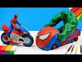 DIY Truck mod Superheroes Spider-man and Giant Hulk with clay 🧟 Polymer clay tutorial