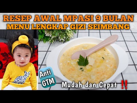 Menu Mpasi 9 Bulan Keatas