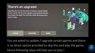 🎮 How to skip game updates and play games in Xbox Series X