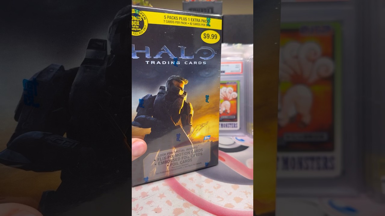 A WHOLE BOX OF VINTAGE HALO TOPPS 2007 