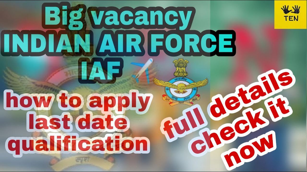 Indian airforce recruitment group C 2021 ll Bharatiya vayusena recruitment 2021