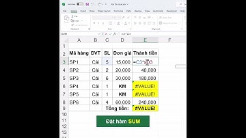 Xử lý lỗi Value khi tính toán trong Excel rất đơn giản  #excel #hocexcel #exceltips