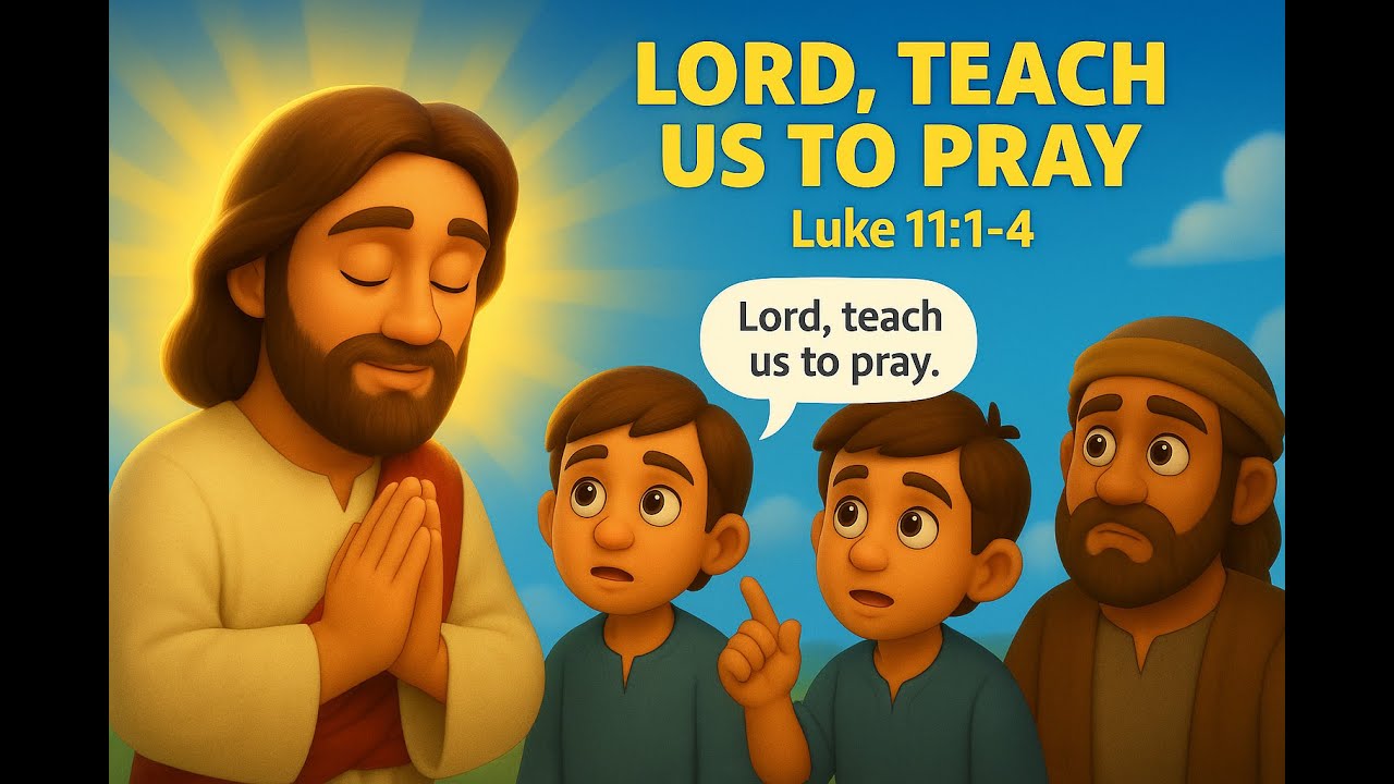 Lord, Teach us to Pray - Gospel + Kids Song (Luke 11:1-4) | Catholic Kids