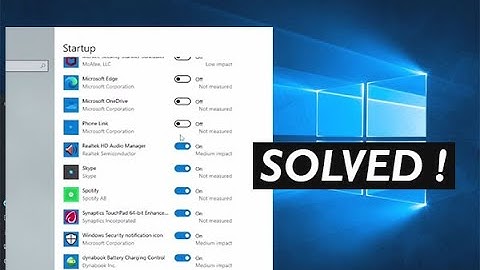 How to Disable Startup Programs in Windows 10 | Stop Apps From Opening On Startup in Windows 10
