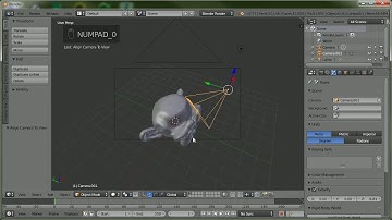 Add and Select Scene Cameras in Blender