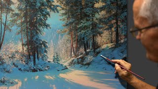 'Winter Day' We write with acrylic. Artist  composer: Yushkevich Victor