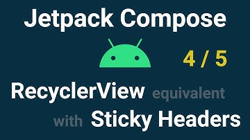 Jetpack Compose (4/5) - RecyclerView (LazyColum) with images using Coil and dynaic content