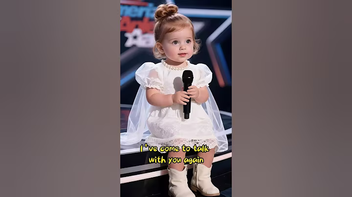 A cute little girl #talent #ai #sad #agt #music #shorts