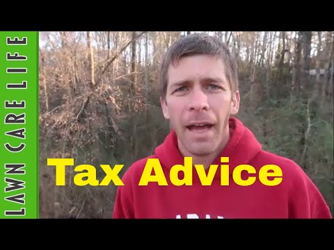 Lawn Care Business Advice on Taxes and Deductions