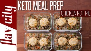 You guys have been asking for low carb keto recipes meal prep and i've
got one that is epic. this chicken pot pie recipe with friendly
ched...