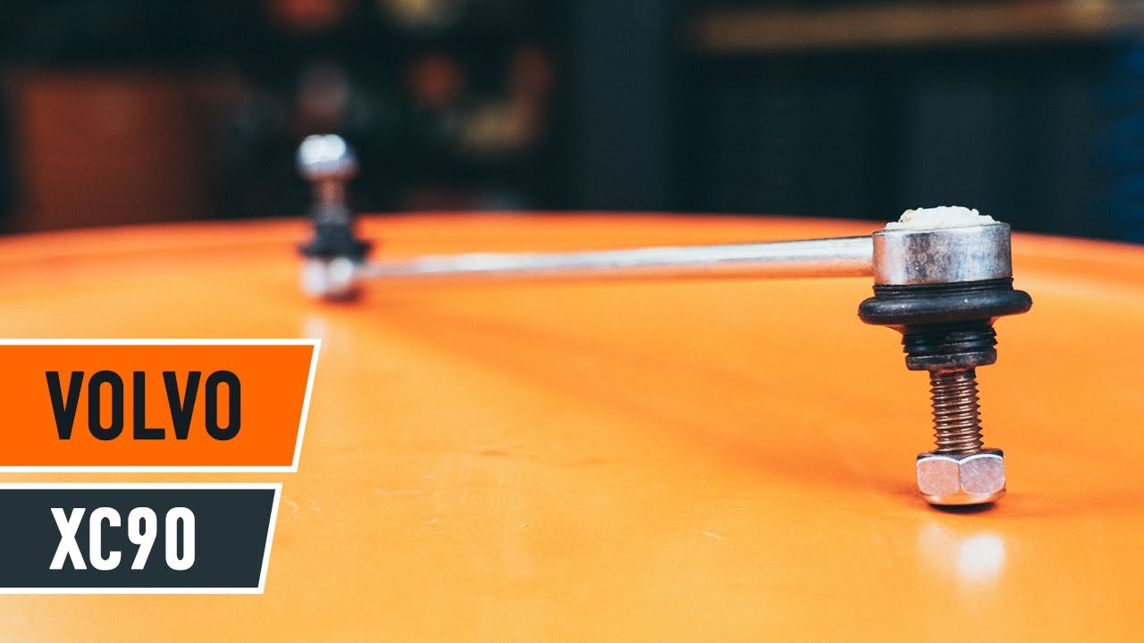 How to change front anti roll bar link on VOLVO XC90 1 TUTORIAL