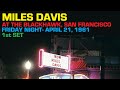 Miles Davis- April 21, 1961 Blackhawk, San Francisco [1st set]