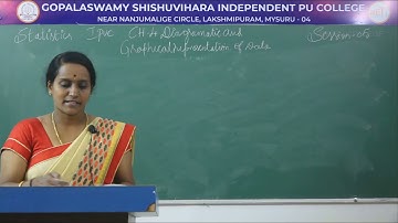 STATISTICS | 1st PUC | CH 04 | DIAGRAMMATIC & GRAPHICAL PRESENTATION OF DATA | S05