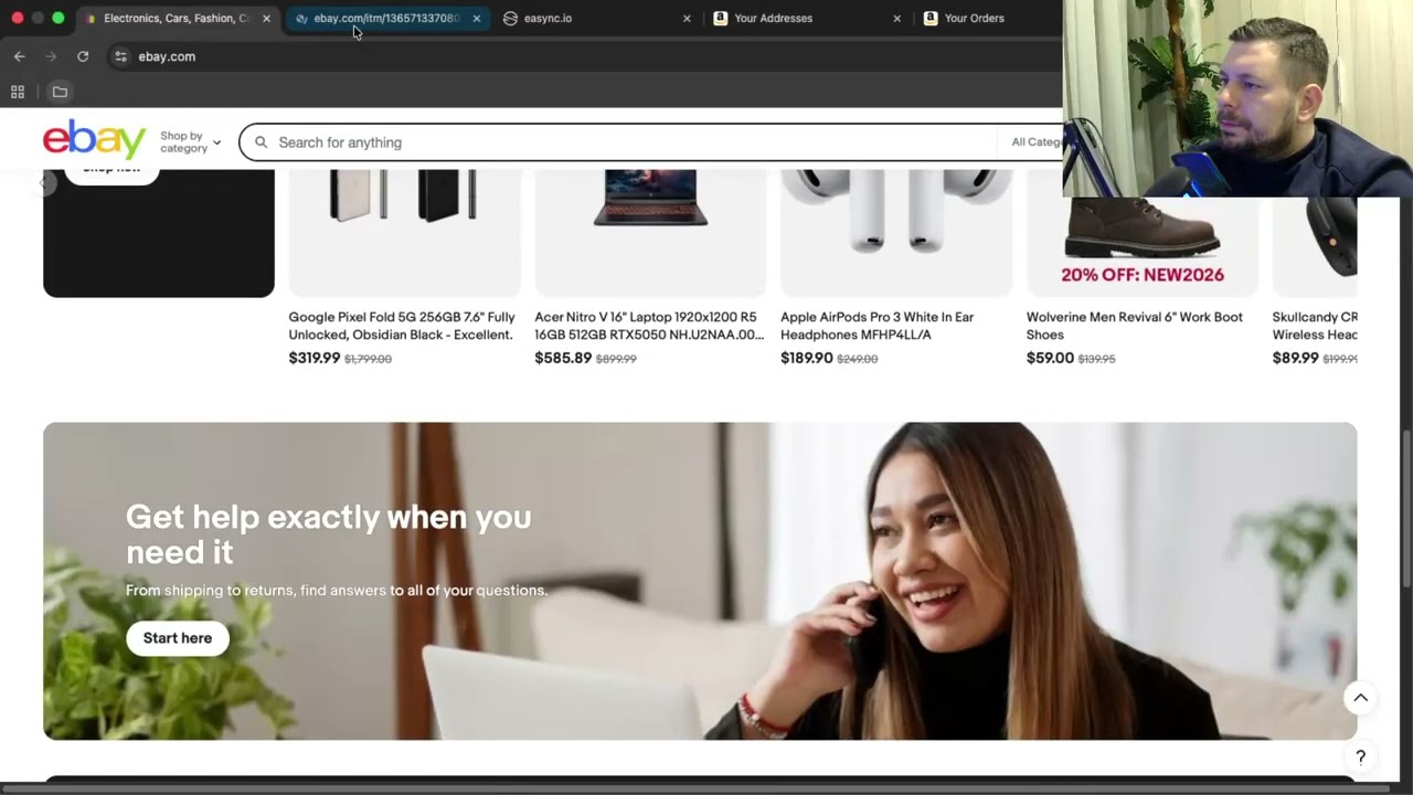 Easync Ayarları | eBay & Amazon Hesap Bağlama (Gerçek Dropshipping Sistemi)