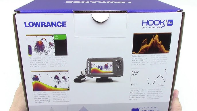 Lowrance Hook2-5 Combo Splitshot Unboxing HD (000-14018-001) 